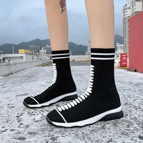 2020 socks shoes women breathable elastic boots women stretch socks boots long thigh high slim knitting mix colors sneaker, Black
2020 socks shoes women breathable elastic boots women stretch socks boots long thigh high slim knitting mix colors sneaker, Black