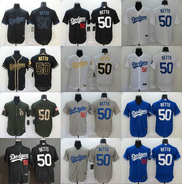 los angeles 2020 jersey 50 mookie betts baseball jersey 09, Blue;black