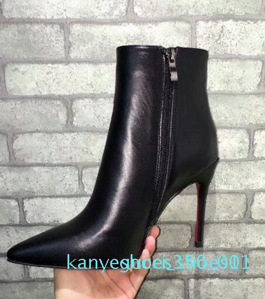 black leather with spikes pointed toes womens ankle boots fashion designer classic fashion ladies red bottom high heels shoes g1k11
black leather with spikes pointed toes womens ankle boots fashion designer classic fashion ladies red bottom high heels shoes g1k11
