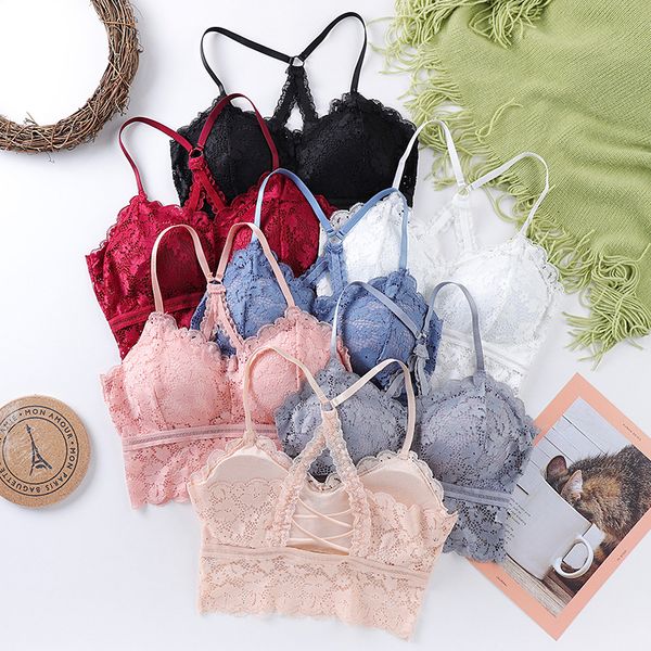 2020 new arrival women lace bra wrapped chest female bralette push up one-piece crop wrap tube plus size lingerie underwear, Black;white
2020 new arrival women lace bra wrapped chest female bralette push up one-piece crop wrap tube plus size lingerie underwear, Black;white