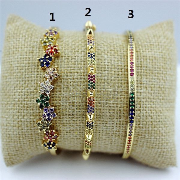 5pcs Multicolor cubic zirconia micro pave charm bangle,colorful cz plating adjustable bangle,fashion cz jewelry wholesale
5pcs Multicolor cubic zirconia micro pave charm bangle,colorful cz plating adjustable bangle,fashion cz jewelry wholesale