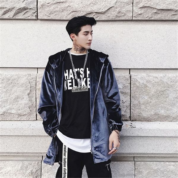 male spring autumn thickening personality long creative design jacket warm hip hop long men's windswear teenagers stylish coat, Black
male spring autumn thickening personality long creative design jacket warm hip hop long men's windswear teenagers stylish coat, Black