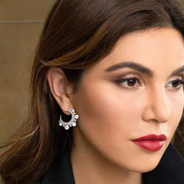 2020 selling design feeling pearl moon earrings fashion high sense earrings personality versatile earrings temperament women's earring, Golden;silver
2020 selling design feeling pearl moon earrings fashion high sense earrings personality versatile earrings temperament women's earring, Golden;silver