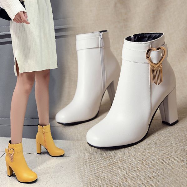 boots ymechic 2021 fashion autumn yellow white bride party shoes buckle tassel womens large size high heel ankle for women, Black
boots ymechic 2021 fashion autumn yellow white bride party shoes buckle tassel womens large size high heel ankle for women, Black