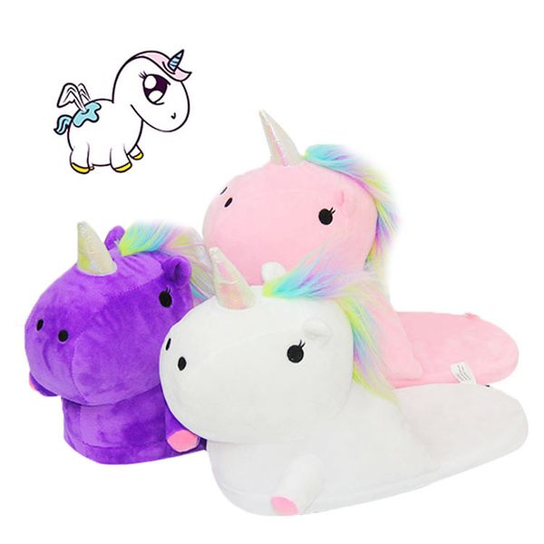 2020 new unicorn winter warm plush cotton slippers three dimensional modeling pony half pack indoor slippers, Black
2020 new unicorn winter warm plush cotton slippers three dimensional modeling pony half pack indoor slippers, Black