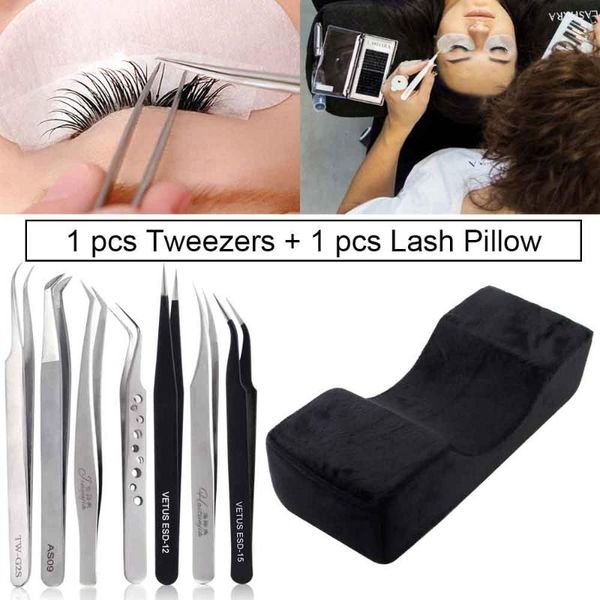 lash pillow ergonomic memory support pillows for salon use and 1pcs vetus eyelash extension tweezer grafting eyelash makeup tool
lash pillow ergonomic memory support pillows for salon use and 1pcs vetus eyelash extension tweezer grafting eyelash makeup tool