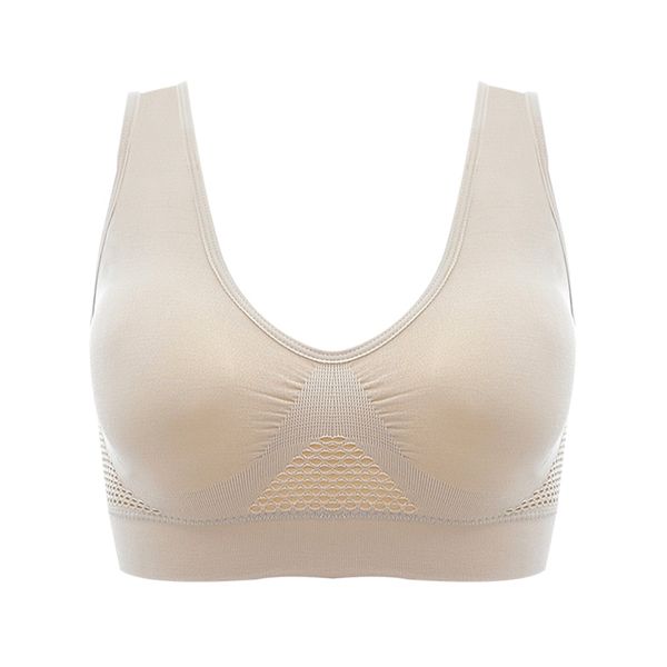 elastics shockproof sports bra mesh hollow out breathable bra vest for yoga running fitness, White;black
elastics shockproof sports bra mesh hollow out breathable bra vest for yoga running fitness, White;black