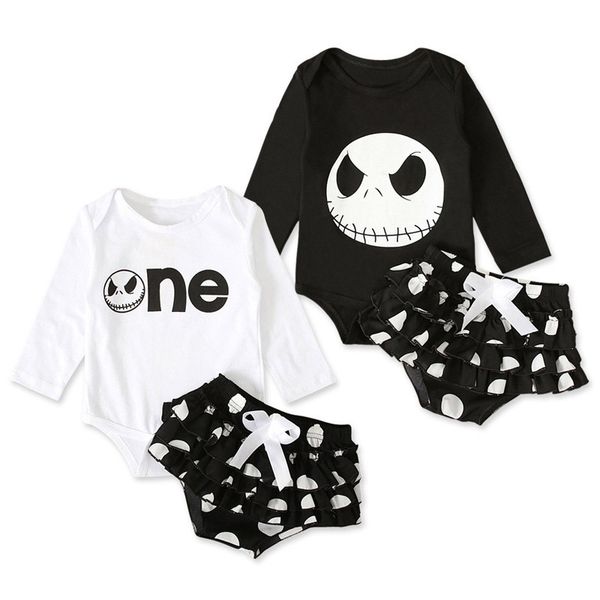 baby girls halloween outfits infant long sleeve skeleton rompers toddler baby printed onesies dots ruffle tutu shorts girls clothing 060904, White
baby girls halloween outfits infant long sleeve skeleton rompers toddler baby printed onesies dots ruffle tutu shorts girls clothing 060904, White