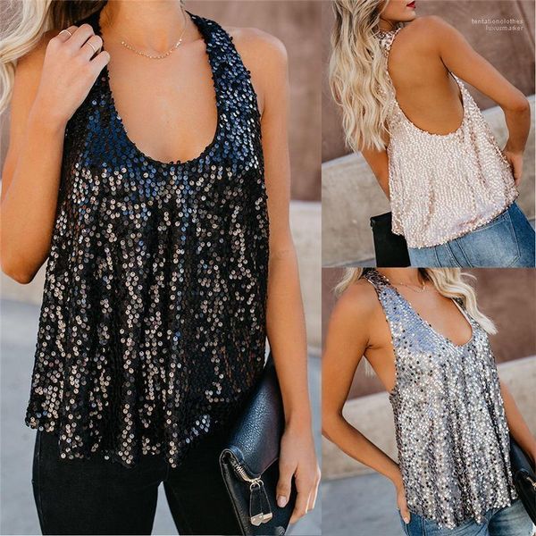 sleeveless tanks summer solid casual womens apparel fashion sequins womens crop outwear designer vest, White
sleeveless tanks summer solid casual womens apparel fashion sequins womens crop outwear designer vest, White