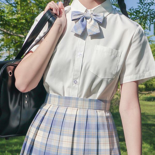 women's blouses & shirts fashion women blouse ladies summer short sleeve solid white with tie bow student style shirt girl and boy
women's blouses & shirts fashion women blouse ladies summer short sleeve solid white with tie bow student style shirt girl and boy