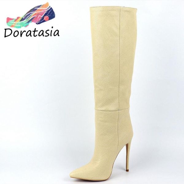 doratasia runway show марк острого нос середины икра обувь высокой тонкие каблуки ботинки женщины горячих продажи wild плиссе boots, Black
doratasia runway show марк острого нос середины икра обувь высокой тонкие каблуки ботинки женщины горячих продажи wild плиссе boots, Black