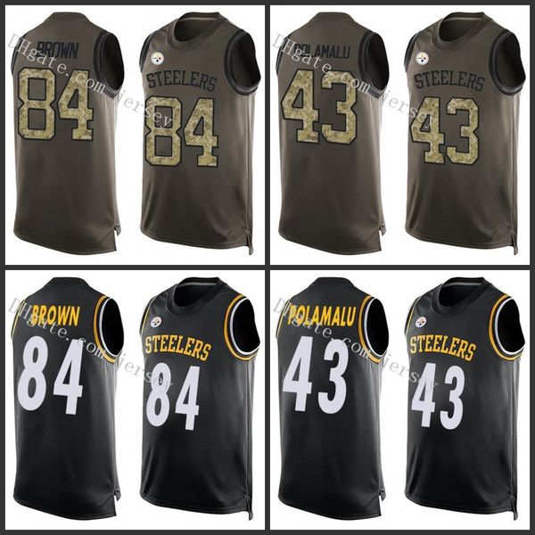 pittsburgh steelers green 84 antonio brown 43 troy polamalu black green player nfl tank jersey, Black;red
pittsburgh steelers green 84 antonio brown 43 troy polamalu black green player nfl tank jersey, Black;red