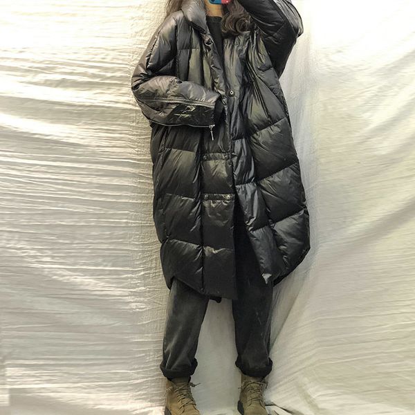 women's down & parkas 2021 autumn winter women warm solid loose coats cotton padded jacket thick female korean hooded long oversized pa, Black
women's down & parkas 2021 autumn winter women warm solid loose coats cotton padded jacket thick female korean hooded long oversized pa, Black