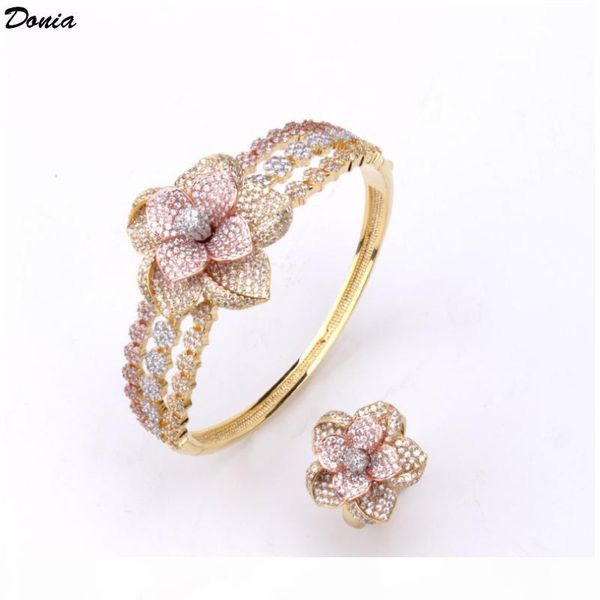 donia jewelry european and american fashion creative hollow flower micro inlaid zirconia bracelet ring set women's bracelet ring gift, Black
donia jewelry european and american fashion creative hollow flower micro inlaid zirconia bracelet ring set women's bracelet ring gift, Black