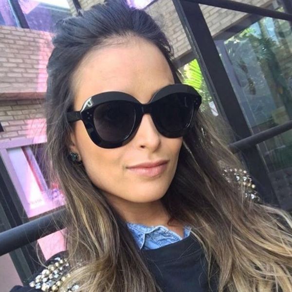 sunglasses stylish women fashion brand designer oval sun glass female casual sunglass uv400, White;black
sunglasses stylish women fashion brand designer oval sun glass female casual sunglass uv400, White;black
