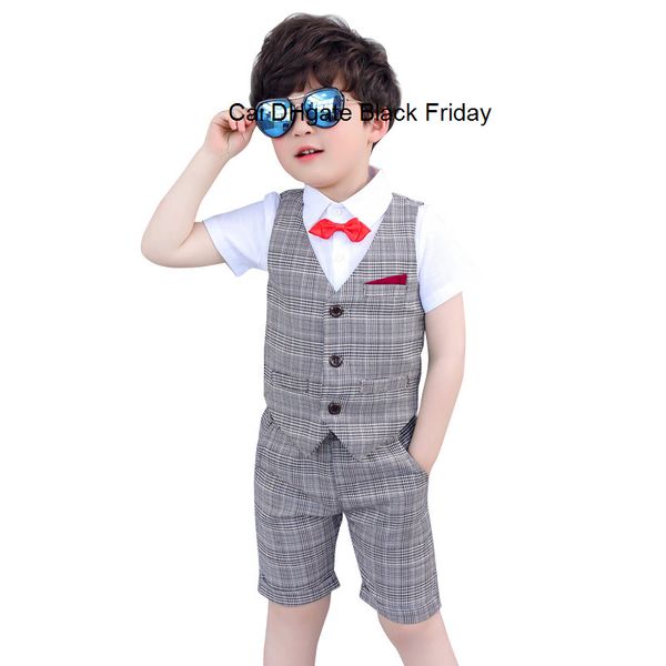 new fashion boys clothing set summer toddler kids cotton plaid vest pants 2pcs formal set for wedding party performance costume
new fashion boys clothing set summer toddler kids cotton plaid vest pants 2pcs formal set for wedding party performance costume