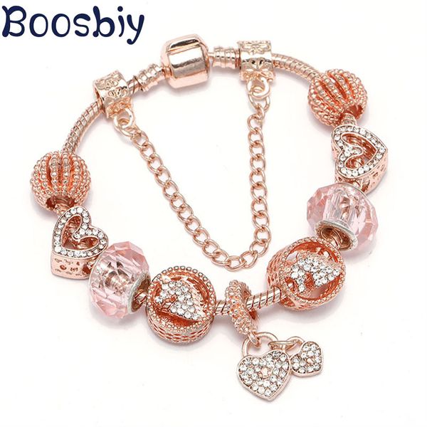 boosbiy rose gold charm bracelet with crystal heart charms pendants fits brand bracelet for women fine jewelry gift, Golden;silver
boosbiy rose gold charm bracelet with crystal heart charms pendants fits brand bracelet for women fine jewelry gift, Golden;silver