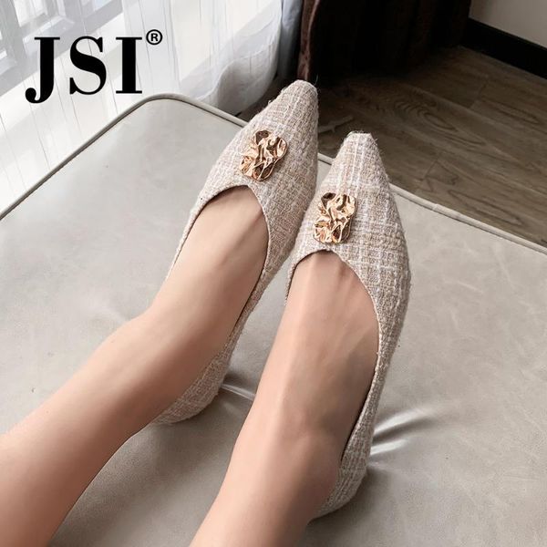 jsi metal decoration women's flats plaid fashion slip-on comfortable pointed toe shoes elegant handmade flats jo484, Black
jsi metal decoration women's flats plaid fashion slip-on comfortable pointed toe shoes elegant handmade flats jo484, Black
