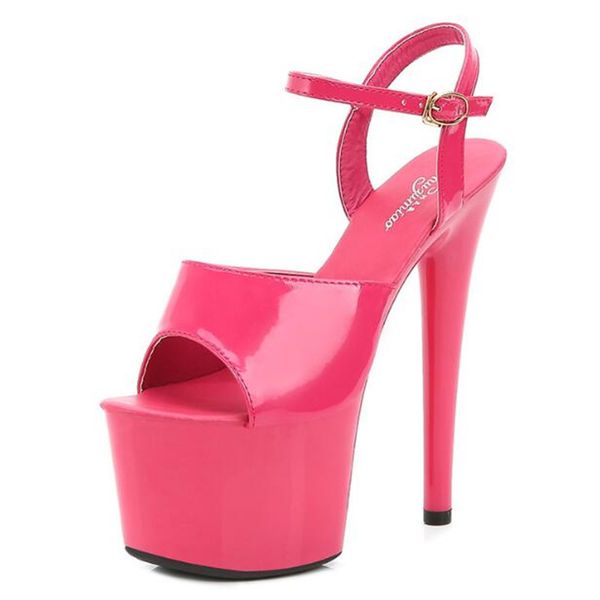 sandals walking show 16.5cm thin high-heeled women patent leather buckle strap open toed waterproof platform party womens shoes, Black
sandals walking show 16.5cm thin high-heeled women patent leather buckle strap open toed waterproof platform party womens shoes, Black
