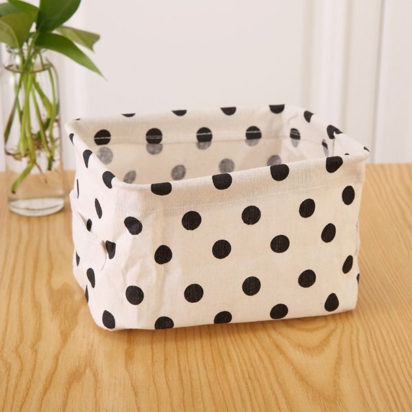 with handle sundries organizer basket cotton linen storage deskcosmetic
with handle sundries organizer basket cotton linen storage deskcosmetic