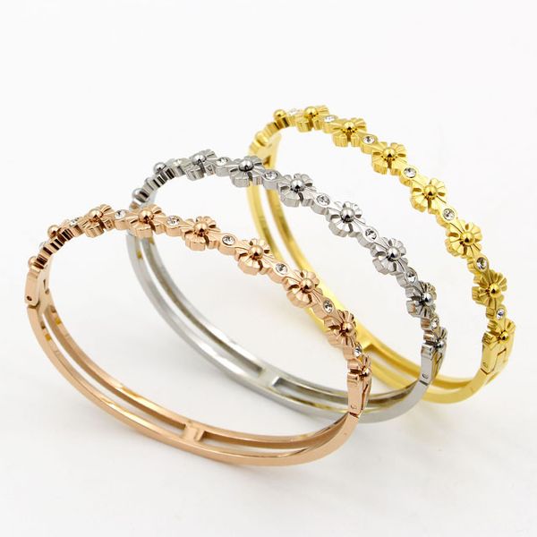 bangle arrival wholesale gold palted cuff bangles fashion elegant stainless steel charm bracelets for women pulseiras de couro, Black
bangle arrival wholesale gold palted cuff bangles fashion elegant stainless steel charm bracelets for women pulseiras de couro, Black