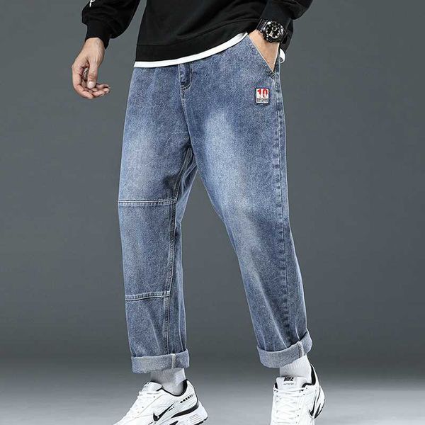 men's jeans men plus size 28-48 denim loose long trendy trousers straight old pants casual daily brand male, Blue
men's jeans men plus size 28-48 denim loose long trendy trousers straight old pants casual daily brand male, Blue
