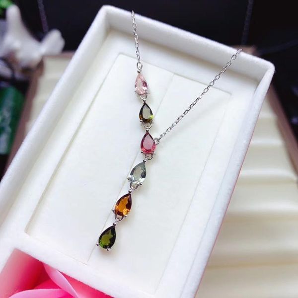 chains colife jewelry 925 silver tourmaline necklace for office woman 6 pieces natural simple gemstone
chains colife jewelry 925 silver tourmaline necklace for office woman 6 pieces natural simple gemstone