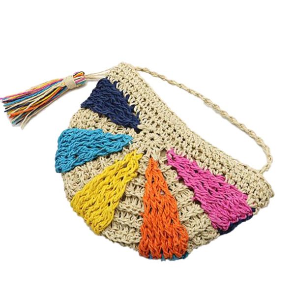 fashion crochet summer beach bags colorful straw bag bohemian tassel shoulder messenger bag rattan knit
fashion crochet summer beach bags colorful straw bag bohemian tassel shoulder messenger bag rattan knit