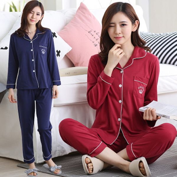 2020 ubeauty new polyster pajamas nightwear women set soft and comfortable cartoon color leisure long sleeve sleepwear, Black;red
2020 ubeauty new polyster pajamas nightwear women set soft and comfortable cartoon color leisure long sleeve sleepwear, Black;red