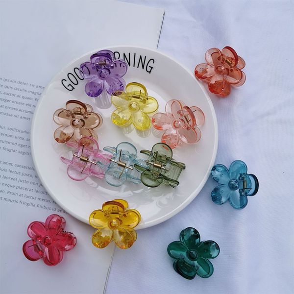 shuangr korean adorable colorful transparent flower resin hair clip hairpin accessories for girls women, Golden;silver
shuangr korean adorable colorful transparent flower resin hair clip hairpin accessories for girls women, Golden;silver