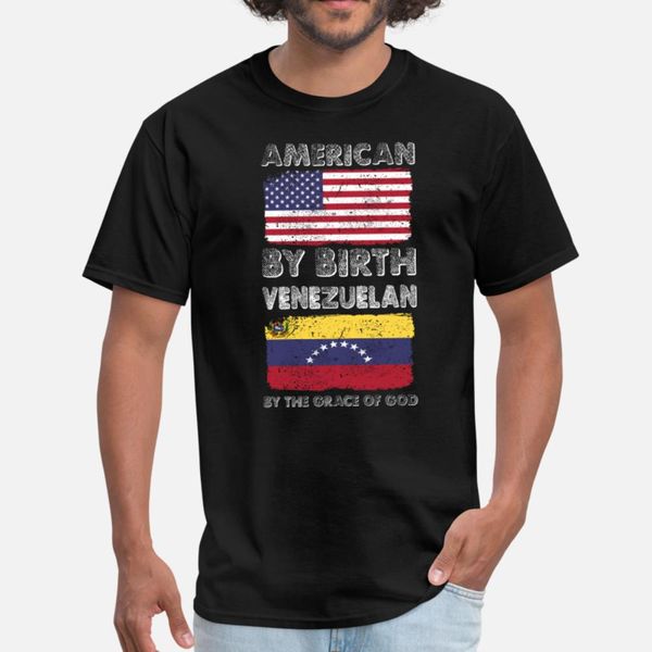 american by birth venezuelan grace of god heritage t shirt men create short sleeve o neck family interesting funny spring leisure shirt
american by birth venezuelan grace of god heritage t shirt men create short sleeve o neck family interesting funny spring leisure shirt