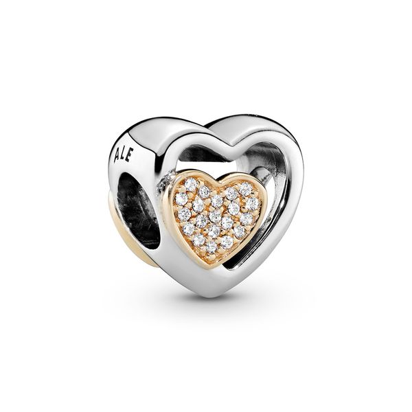 925 sterling silver two hearts in one charms beads with 14k gold plated and clear cubic zirconia fit pandora bracelet for diy jewelry making, Black
925 sterling silver two hearts in one charms beads with 14k gold plated and clear cubic zirconia fit pandora bracelet for diy jewelry making, Black