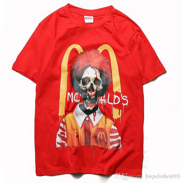 2020 luxury fashion spoof designer t shirts for hip hop rapper skateboard street style summer t shirts suitable for mens womens clothing, White;black 
2020 luxury fashion spoof designer t shirts for hip hop rapper skateboard street style summer t shirts suitable for mens womens clothing, White;black