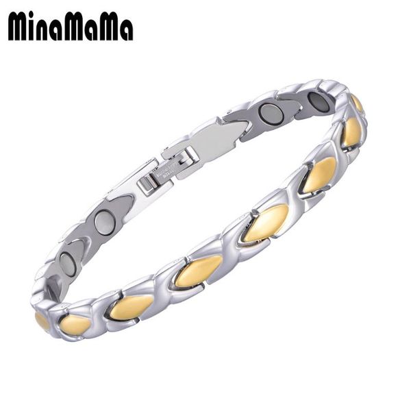 new arrival health magnetic bracelet for women men charms stainless steel arthritis therapy bracelet jewelery wholesale, Black
new arrival health magnetic bracelet for women men charms stainless steel arthritis therapy bracelet jewelery wholesale, Black