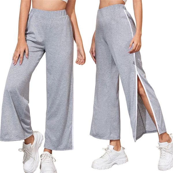 women's pants & capris women stylish loose side slits casual style elastic waist color block trouser summer skin-friendly, Black;white
women's pants & capris women stylish loose side slits casual style elastic waist color block trouser summer skin-friendly, Black;white