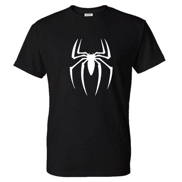 marvel superhero t-shirt solid color spiderman logo printed tshirt men/women casual o-neck streetwear cotton hip hop tees 
marvel superhero t-shirt solid color spiderman logo printed tshirt men/women casual o-neck streetwear cotton hip hop tees