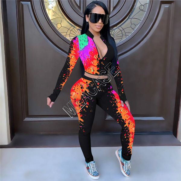 женщины tracksuit конструкторы граффити tie dye с длинным рукавом zipper stand воротник куртки пальто брюки лосины двухкусочный спортивная d, White
женщины tracksuit конструкторы граффити tie dye с длинным рукавом zipper stand воротник куртки пальто брюки лосины двухкусочный спортивная d, White
