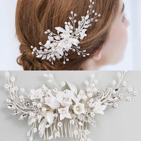 npason white flower bride hair comb accessories wedding hair comb rhinestone pearl elegant ladies head jewelry headband flower, Golden;silver
npason white flower bride hair comb accessories wedding hair comb rhinestone pearl elegant ladies head jewelry headband flower, Golden;silver