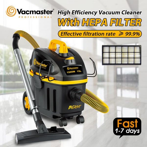 vacmaster 2020 vacuum cleaner home car cleaner, hepa filter, 15l/1500w , wet dry vacuums dust collector, automatic cord rewind
vacmaster 2020 vacuum cleaner home car cleaner, hepa filter, 15l/1500w , wet dry vacuums dust collector, automatic cord rewind