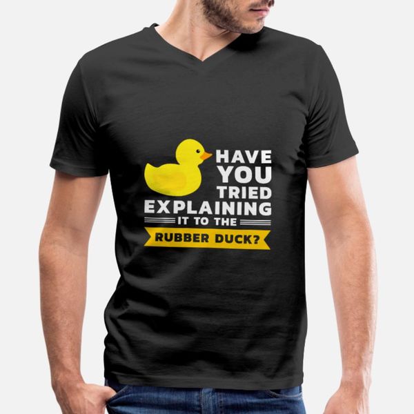 developer programming duck rubber duck t shirt men graphic 100% cotton crew neck clothes graphic comfortable summer style standard shirt
developer programming duck rubber duck t shirt men graphic 100% cotton crew neck clothes graphic comfortable summer style standard shirt