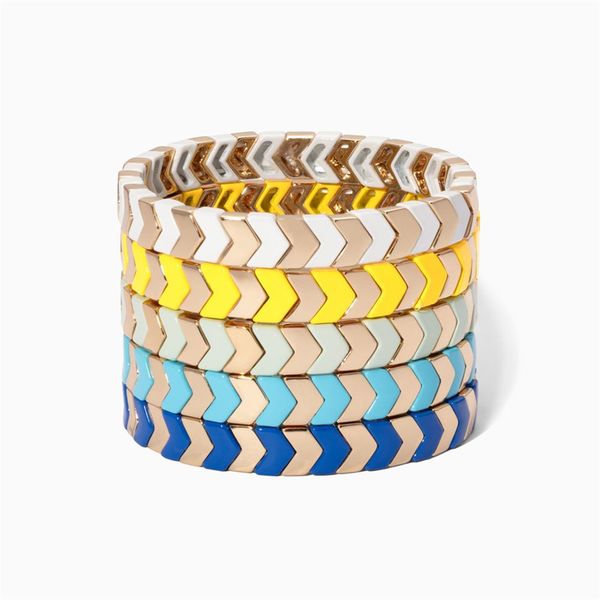 ksra 2020 fashion jewelry rainbow charm tile bracelet enamel stretch bracelets set friendship bracelet for women gifts y200730, Black
ksra 2020 fashion jewelry rainbow charm tile bracelet enamel stretch bracelets set friendship bracelet for women gifts y200730, Black