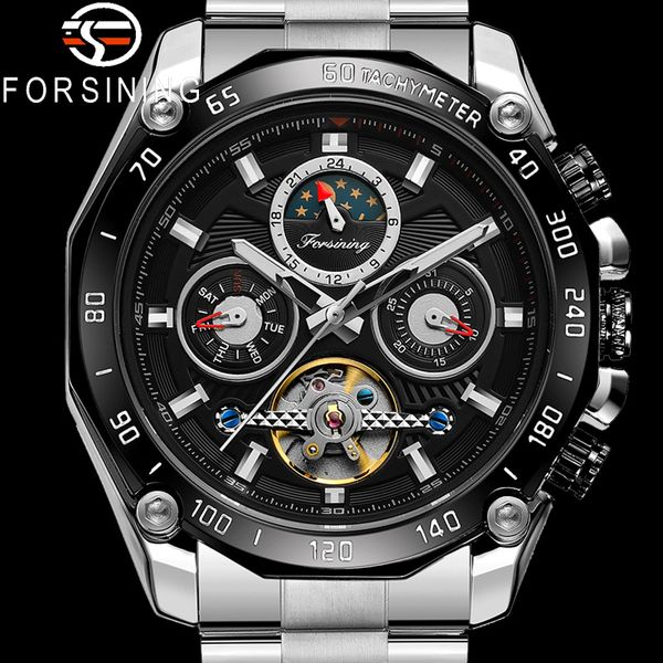 forsining tourbillon automatic mechanical men wristwatch sport male clock date week man watch 6913, Slivery;brown
forsining tourbillon automatic mechanical men wristwatch sport male clock date week man watch 6913, Slivery;brown