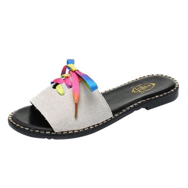 chamsgend 2020 women's lace round flat sandals wild shallow mouth waterproof fashion comfortable casual beach shoes
chamsgend 2020 women's lace round flat sandals wild shallow mouth waterproof fashion comfortable casual beach shoes