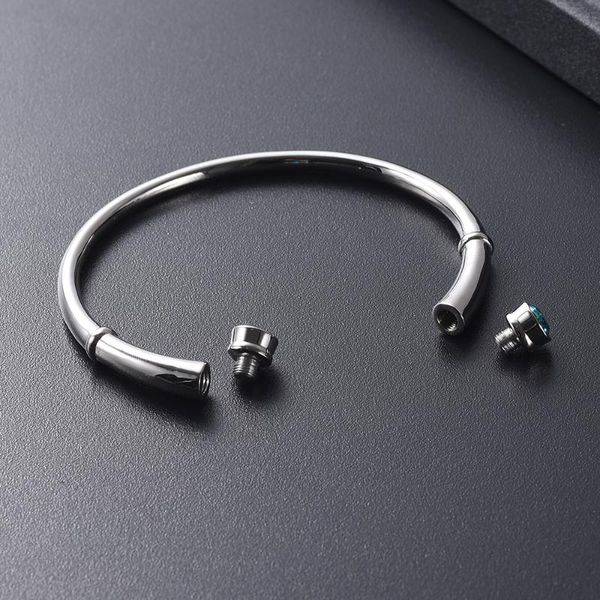 chains ijb5112 double end open stainless steel cremation souvenir for ashes urn bracelet keepsake memorial bangle cuff jewelry, Silver
chains ijb5112 double end open stainless steel cremation souvenir for ashes urn bracelet keepsake memorial bangle cuff jewelry, Silver