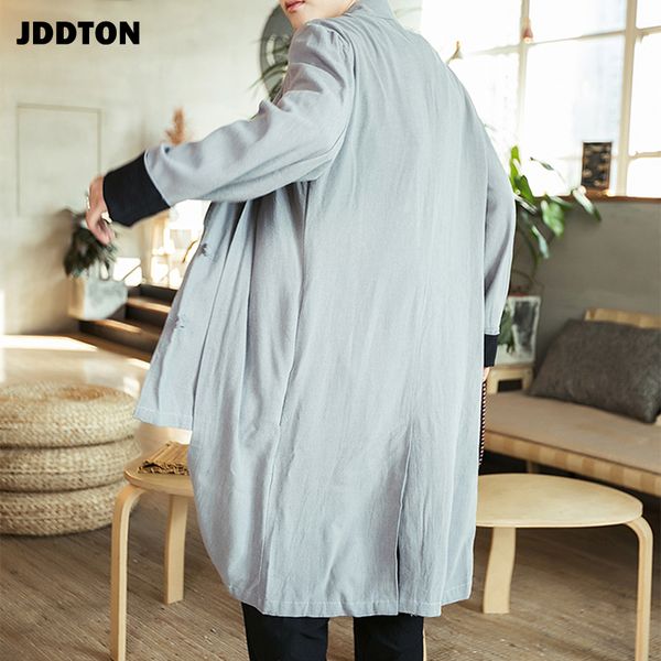 jddton men's trench fake coat casual two windbreaker je184 pcs collar outwear standing style streetwear chinese long retro solid swuja, Black
jddton men's trench fake coat casual two windbreaker je184 pcs collar outwear standing style streetwear chinese long retro solid swuja, Black