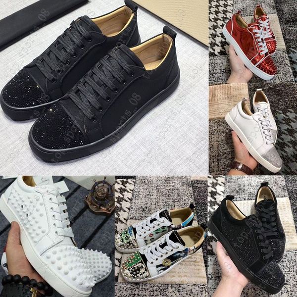 2020 sneakers bottom is red shoe low cut suede spike shoes for men and women shoes party wedding crystal rivet sneaker, Black
2020 sneakers bottom is red shoe low cut suede spike shoes for men and women shoes party wedding crystal rivet sneaker, Black