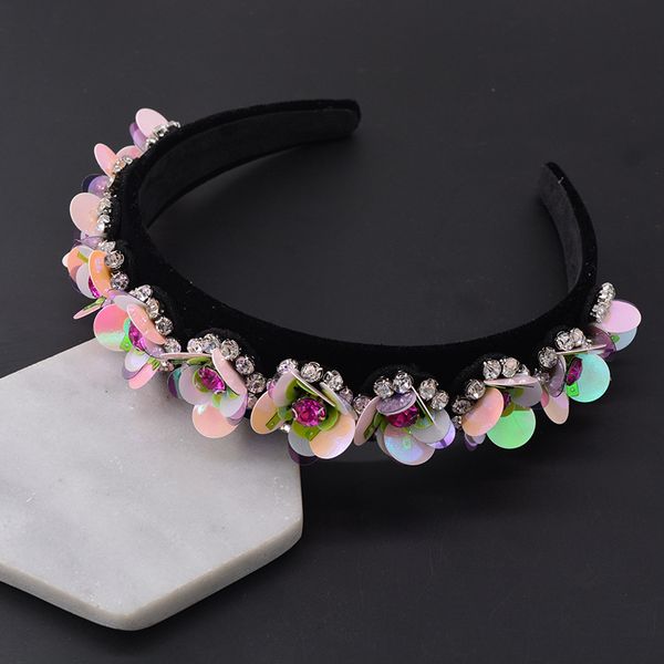 fashion colorful sequins rhinestones hairband baroque full crystal decorative headband bridal headdress hair accessories, Golden;silver
fashion colorful sequins rhinestones hairband baroque full crystal decorative headband bridal headdress hair accessories, Golden;silver