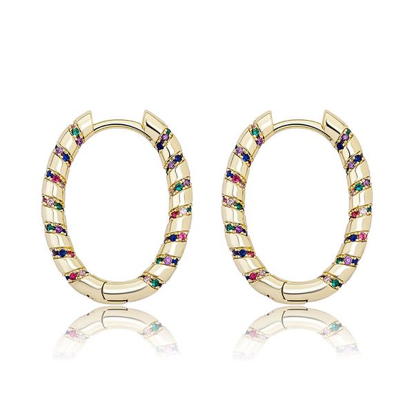 1 pair hip hop colorful cz stone paved bling out solid oval circle hoop earrings for men women fashion jewelry, Golden;silver
1 pair hip hop colorful cz stone paved bling out solid oval circle hoop earrings for men women fashion jewelry, Golden;silver