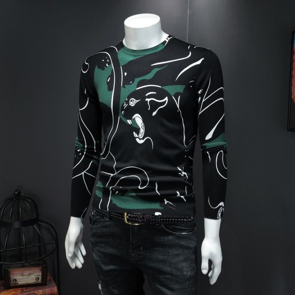 personality printed o-neck long sleeve mens pullovers autumn new thin comfort slim fit male casual knitting sweaters plus size, White;black
personality printed o-neck long sleeve mens pullovers autumn new thin comfort slim fit male casual knitting sweaters plus size, White;black