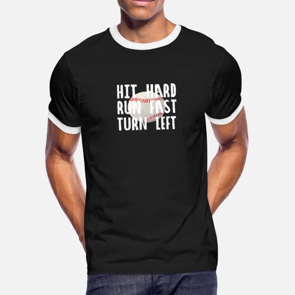 vintage hit hard run fast turn left baseball funny t shirt men custom short sleeve s-xxxl slim fitness funny spring autumn original shirt
vintage hit hard run fast turn left baseball funny t shirt men custom short sleeve s-xxxl slim fitness funny spring autumn original shirt